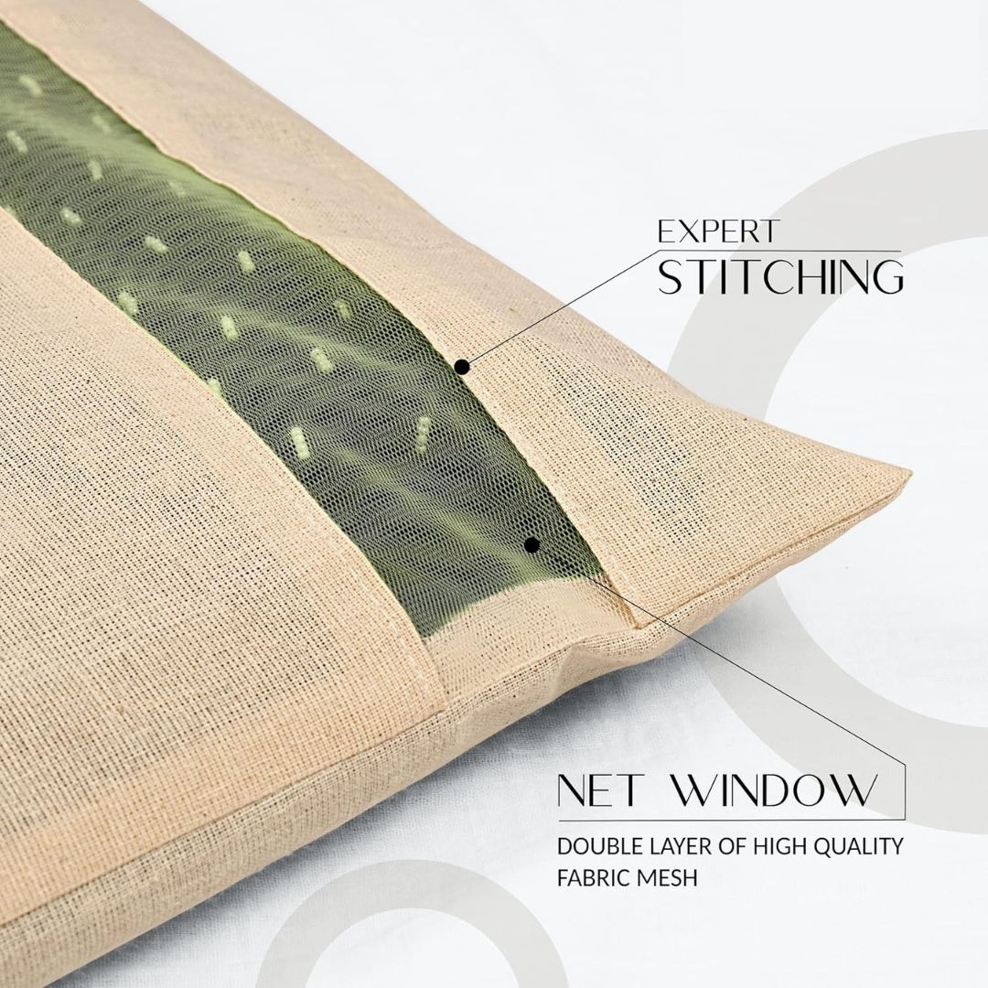 Cotton Storage Bag With Viewing Window