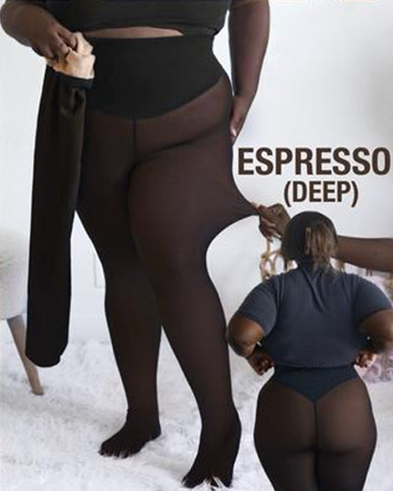 ⚡50,000+ SOLD!❄️Shape-enhancing fleece leggings with a single seam✨✨Stay warm. Look great. 💕