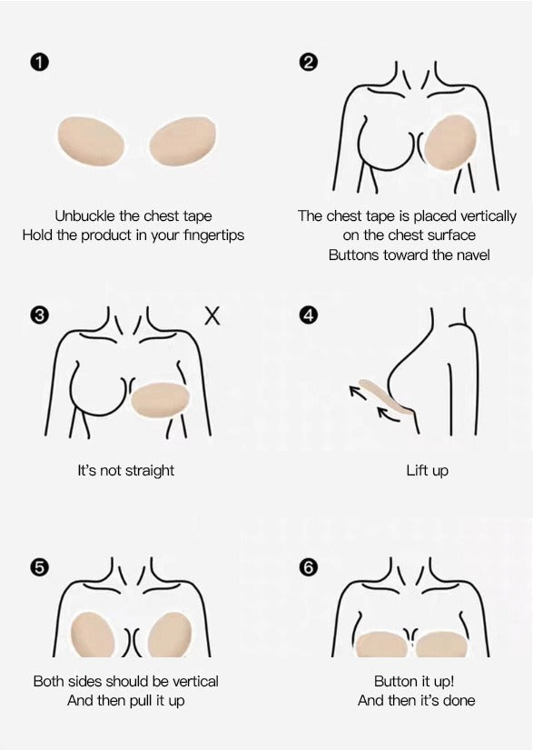 Bras with invisible lif