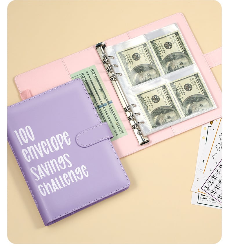🔥🤑✉️100 Envelope Savings Challenge Book