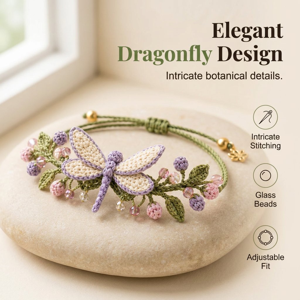 🔥Last Day 49% OFF🔥DIY Nature-Inspired Crochet Bracelet Kit
