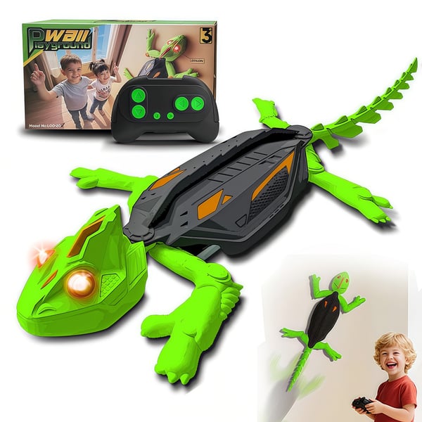 Infrared Wall-Climbing Gecko RC Toy with Lights 🦎✨