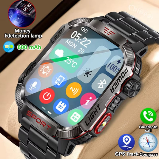 🔥 Last day 70% OFF – Military outdoor sports smartwatch for men for Android and iOS
