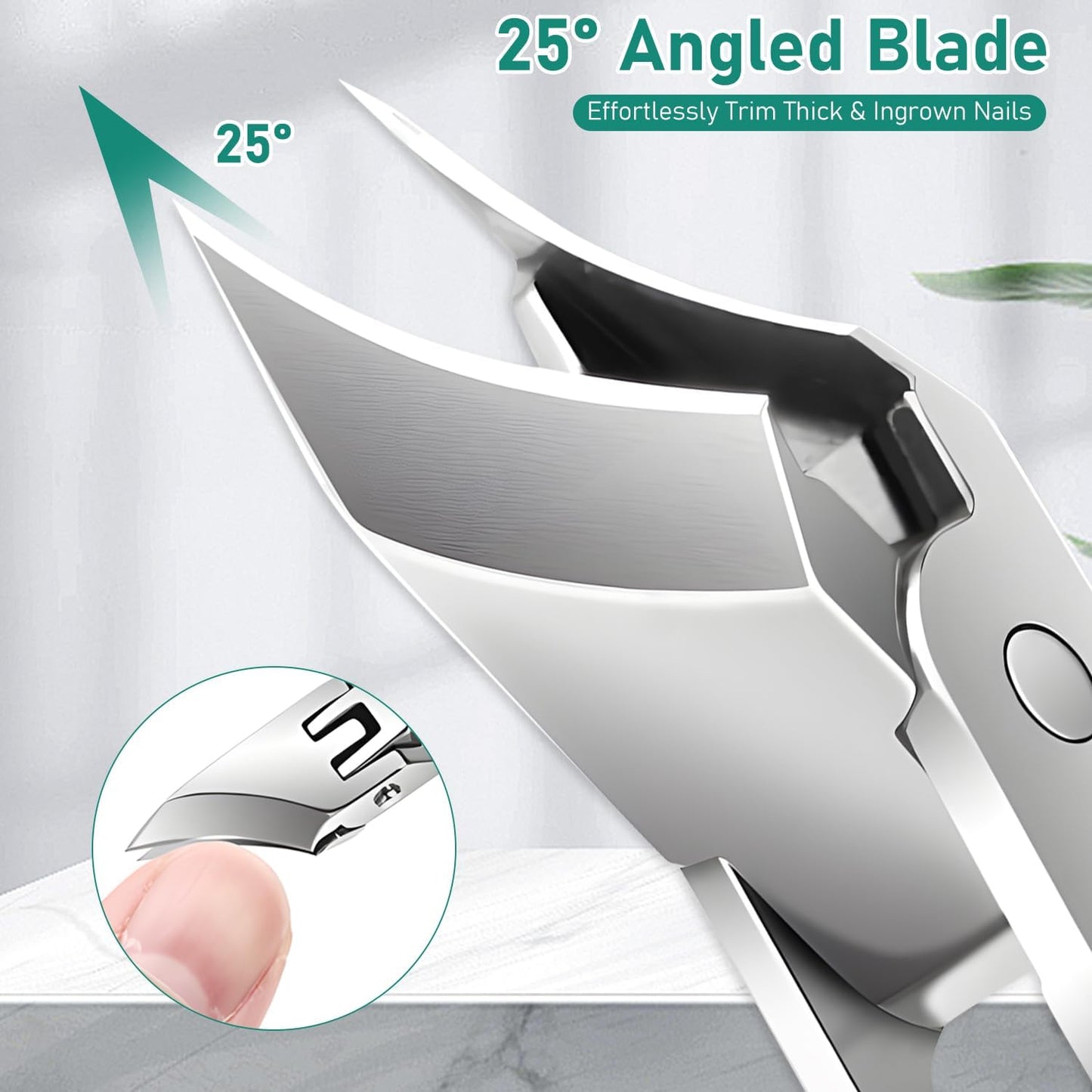 🔥Eagle Beak Angled Nail Clippers 3-piece se