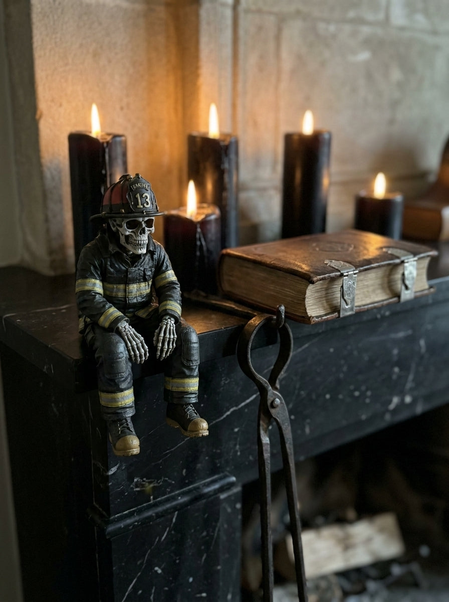 🎁Last Day 49% OFF - Firefighter Skeleton Shelf Sitter