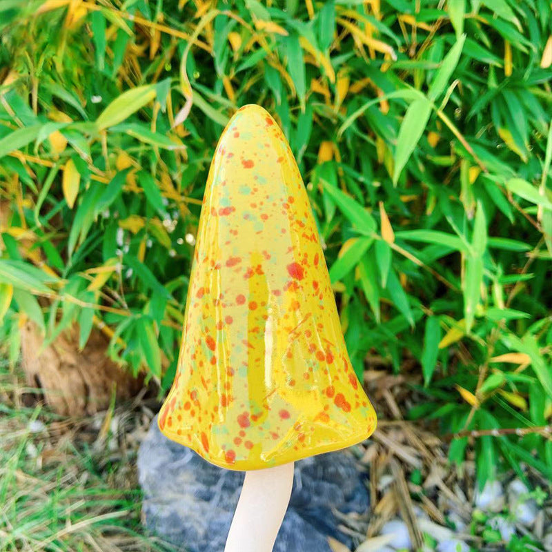🍄Tinkling Toadstools Ceramic Mushrooms for Garden Decoration