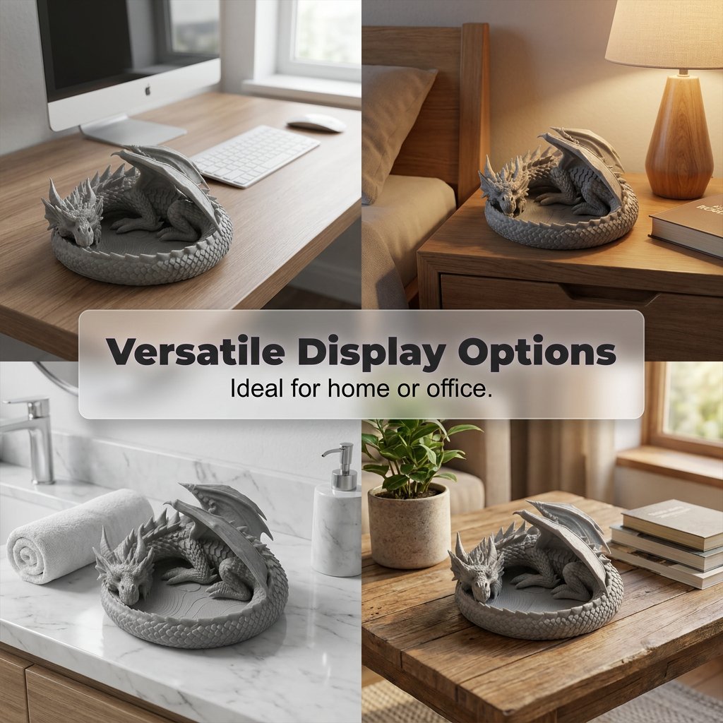🐉Dragon Guardian 3D-printed storage tray - The Dragon’s Treasure!