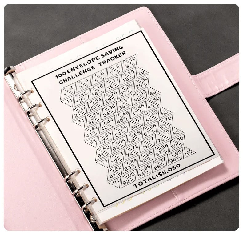 🔥🤑✉️100 Envelope Savings Challenge Book