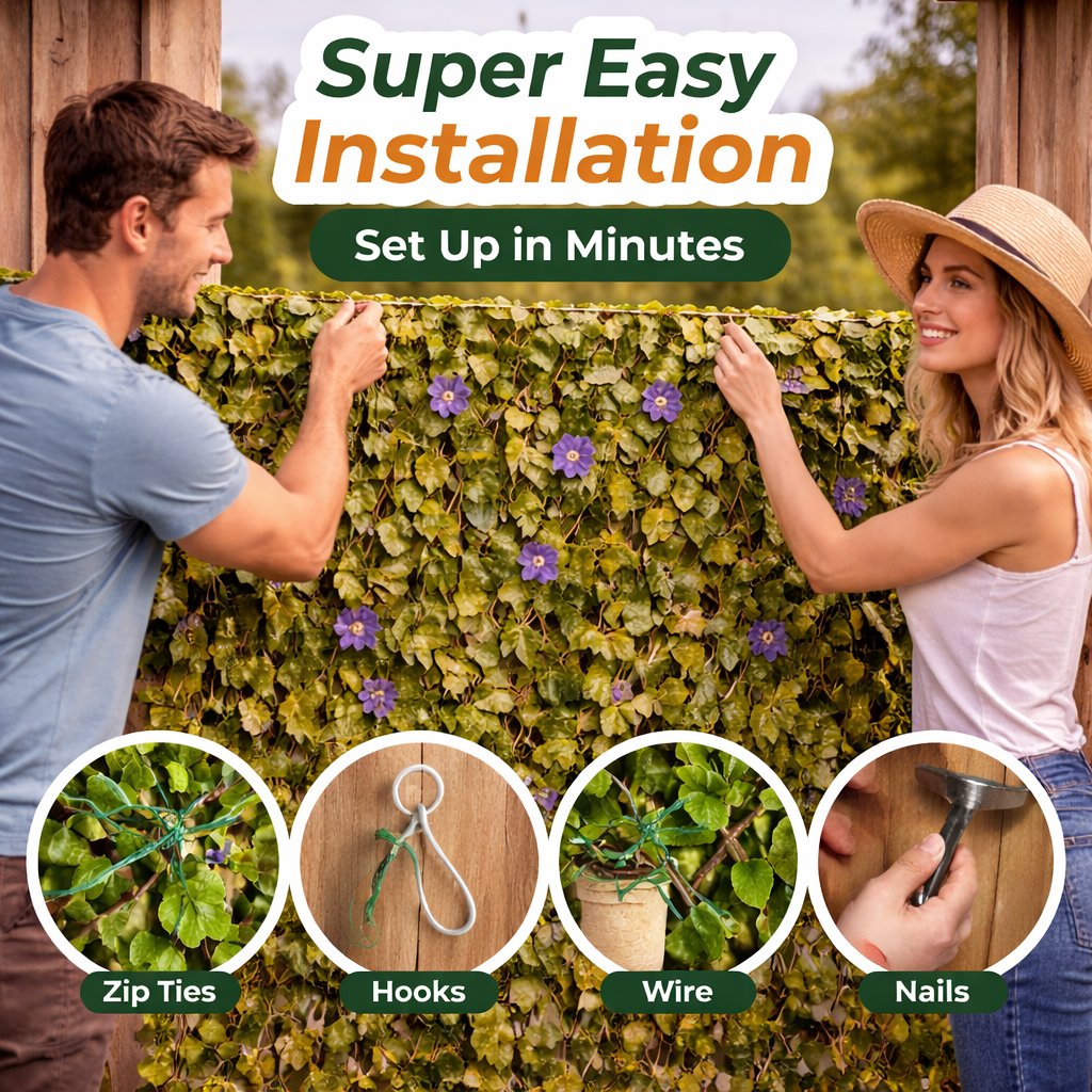🌿 Expandable Artificial Fence