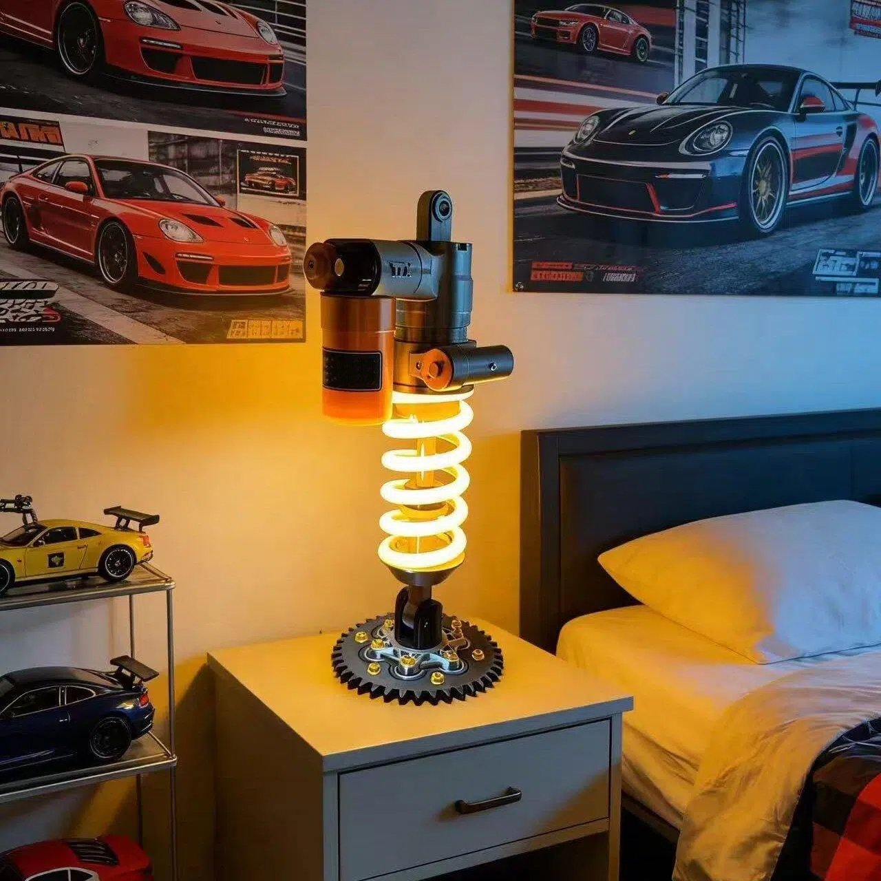 🎁Last day limited-time sale🔥Inspired Suspension Shock Absorber Lamp (⏰Free Shipping)