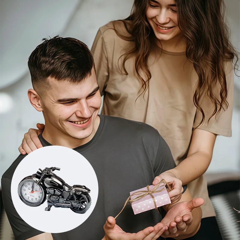 The Creative Motorcycle-Themed Alarm Clock