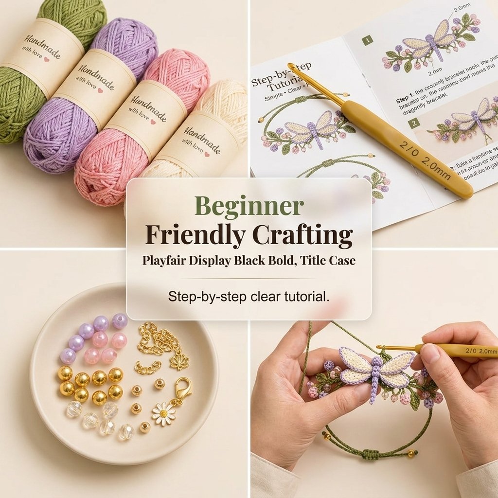 🔥Last Day 49% OFF🔥DIY Nature-Inspired Crochet Bracelet Kit
