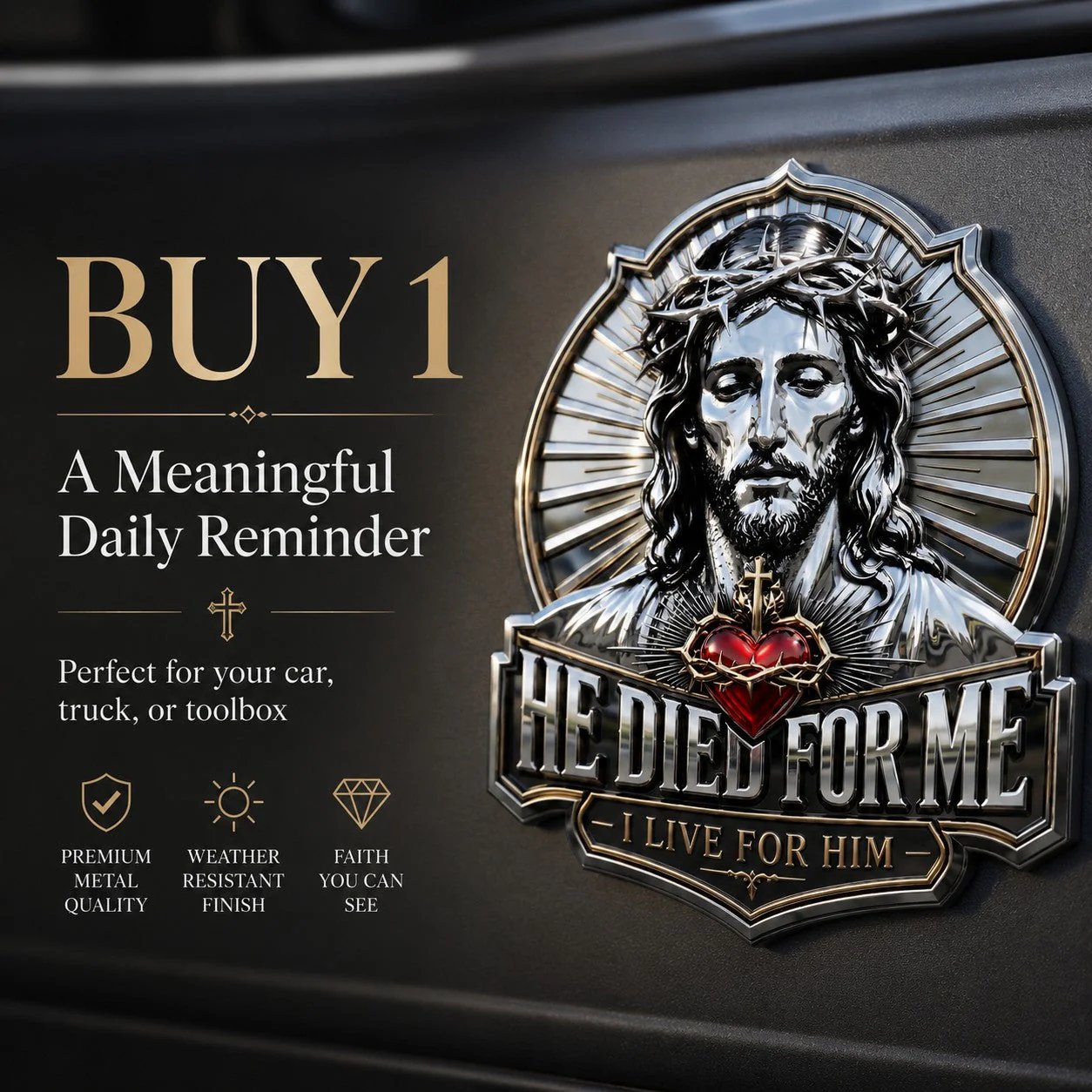 🔥Last Day 49% OFF🔥He Died For Me Emblem