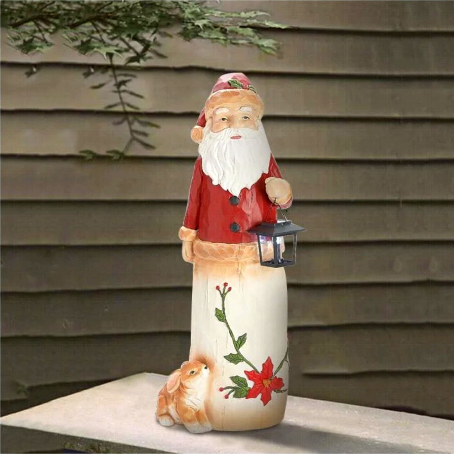 🎄Christmas Decoration Woodland Snowman Holding Solar Lantern