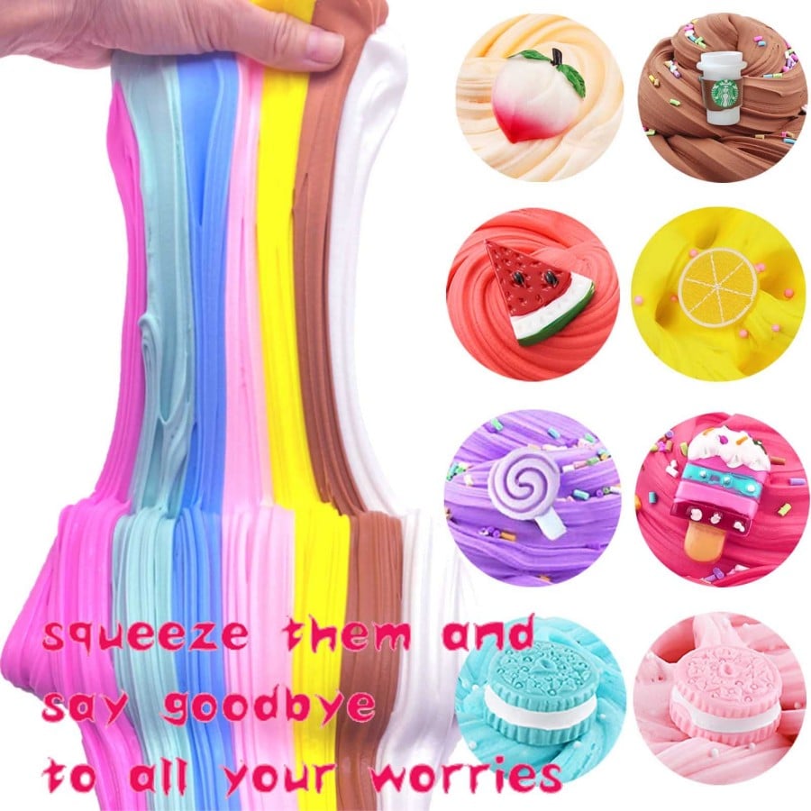 ✨Super Clay Slime DIY Mjuk & Squishy Clay💥🎁