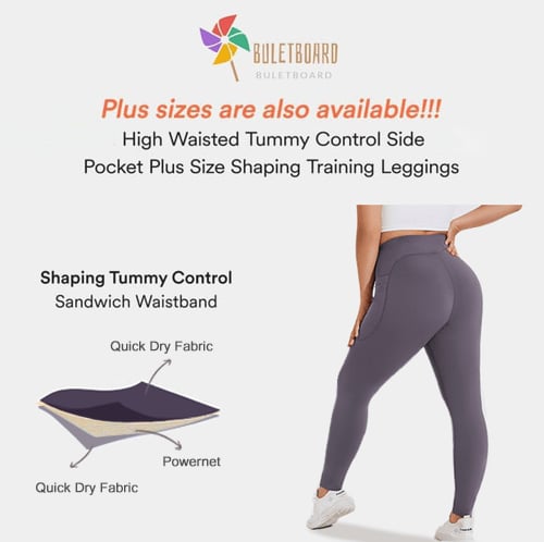🎁Last day 49% off🔥High-waisted tummy control and body shaping workout leggings