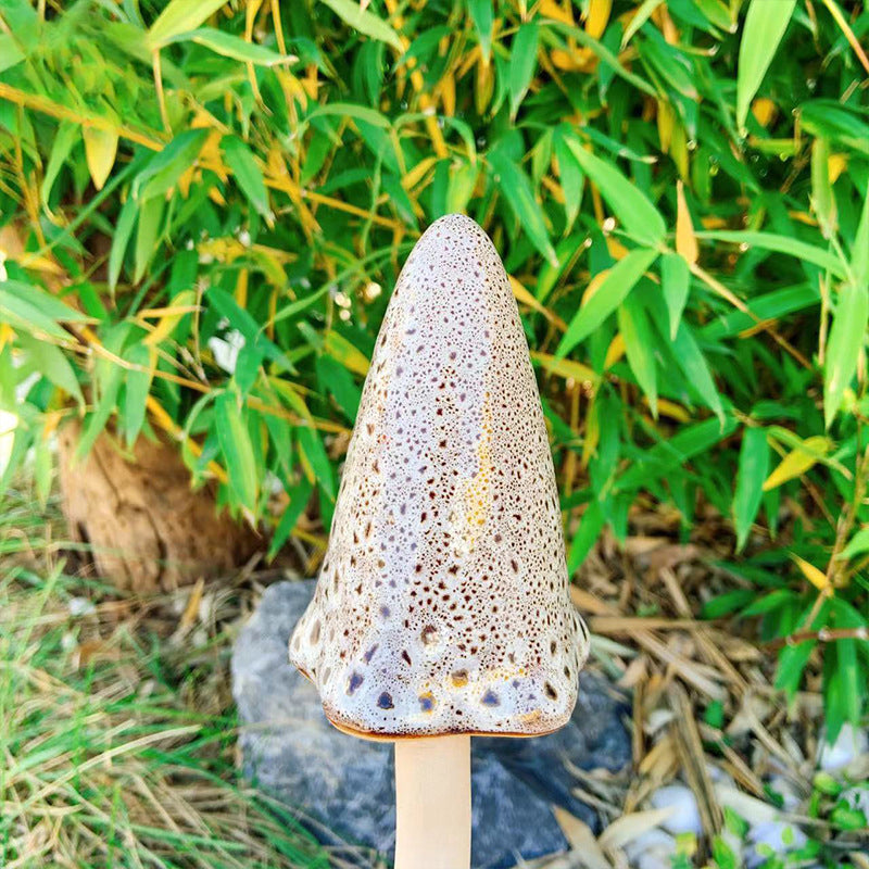 🍄Tinkling Toadstools Ceramic Mushrooms for Garden Decoration