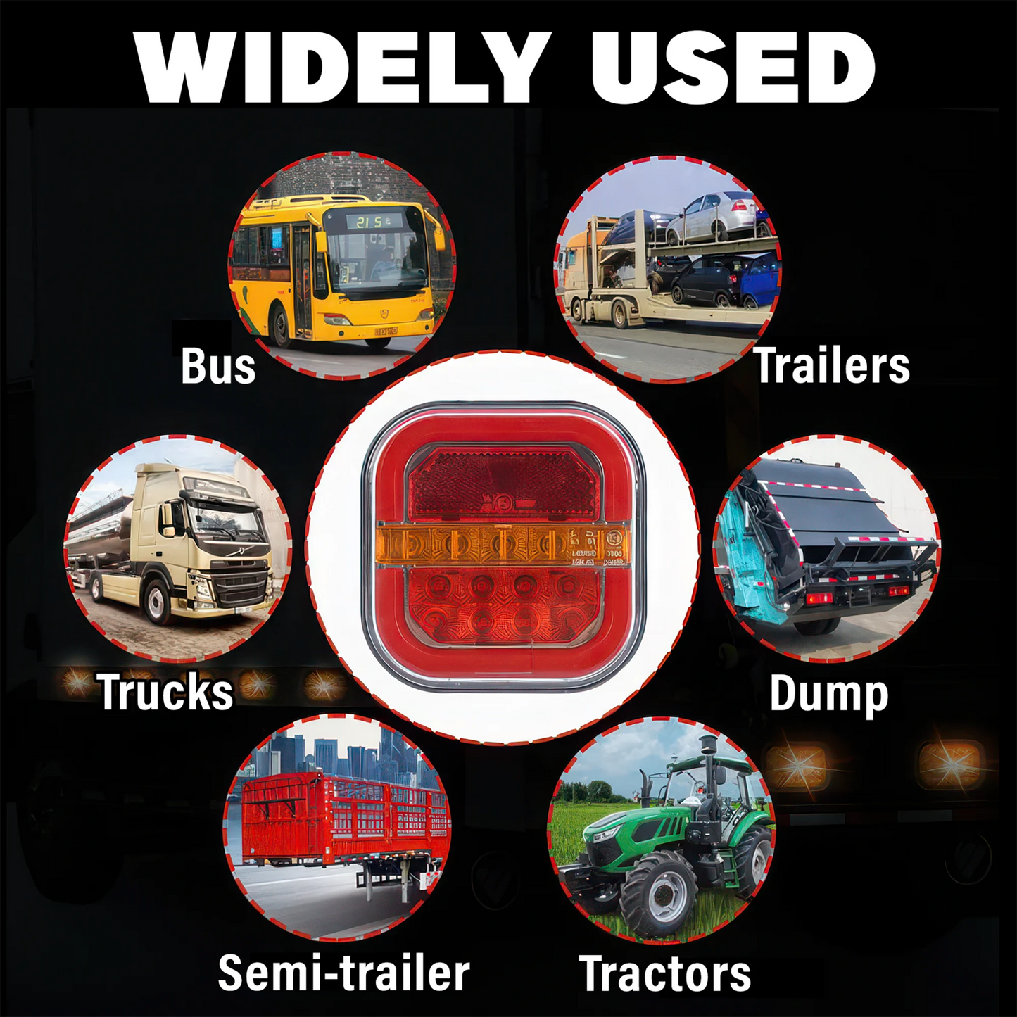 🔥LAST DAY – 49% OFF🔥LED Dual-color Square Lights For Trucks And Vans