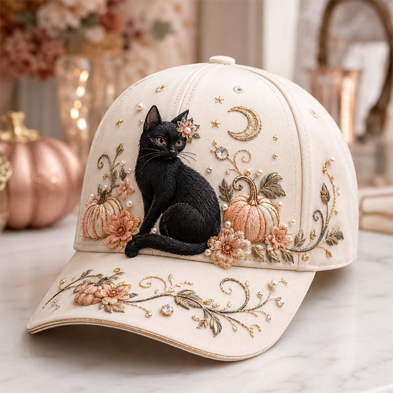🔥Last Day 50% OFF – 🧙‍♀️✨3D Halloween Embroidery Cap🧢 (Soft, Breathable & Easy To Style With A Comfortable Adjustable Strap)