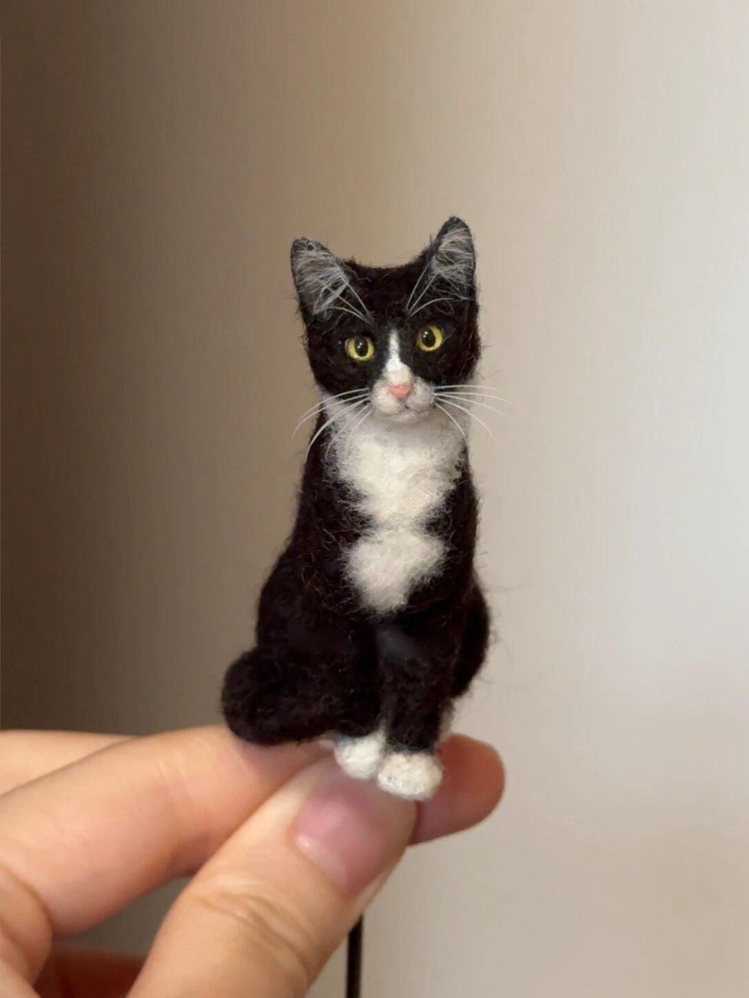 🔥LAST DAY 49% OFF -🐱💖Mini felted wool cat