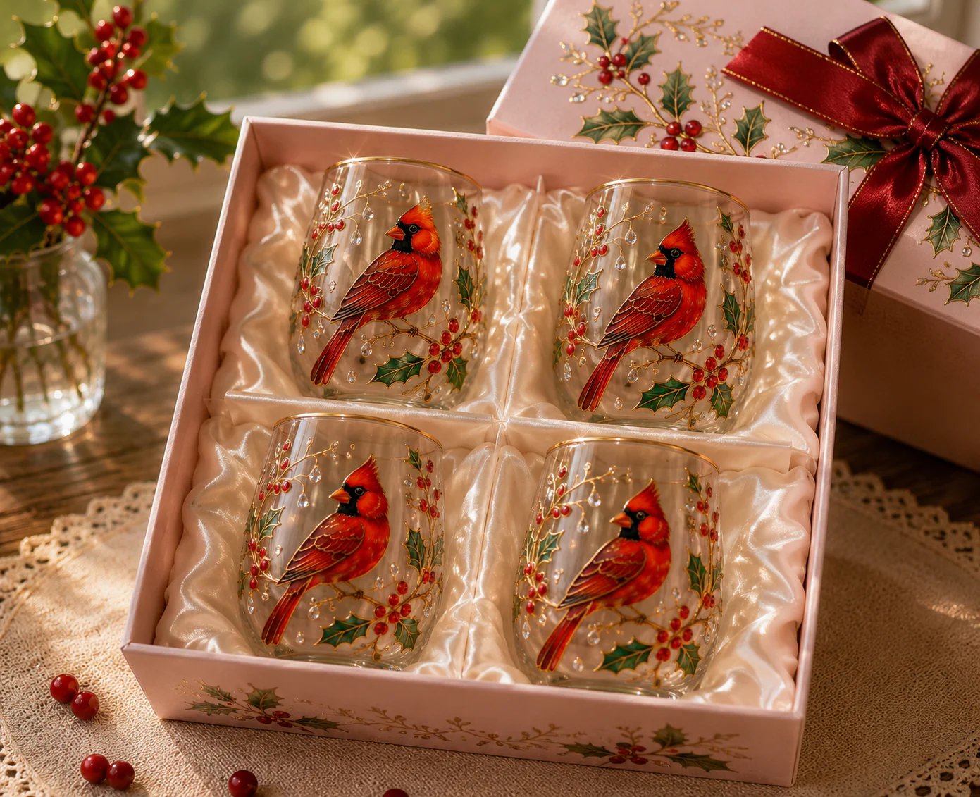 🌸🌿 Limited Edition 2026 Garden Morning Bliss Glass Tea Cup☀️☕