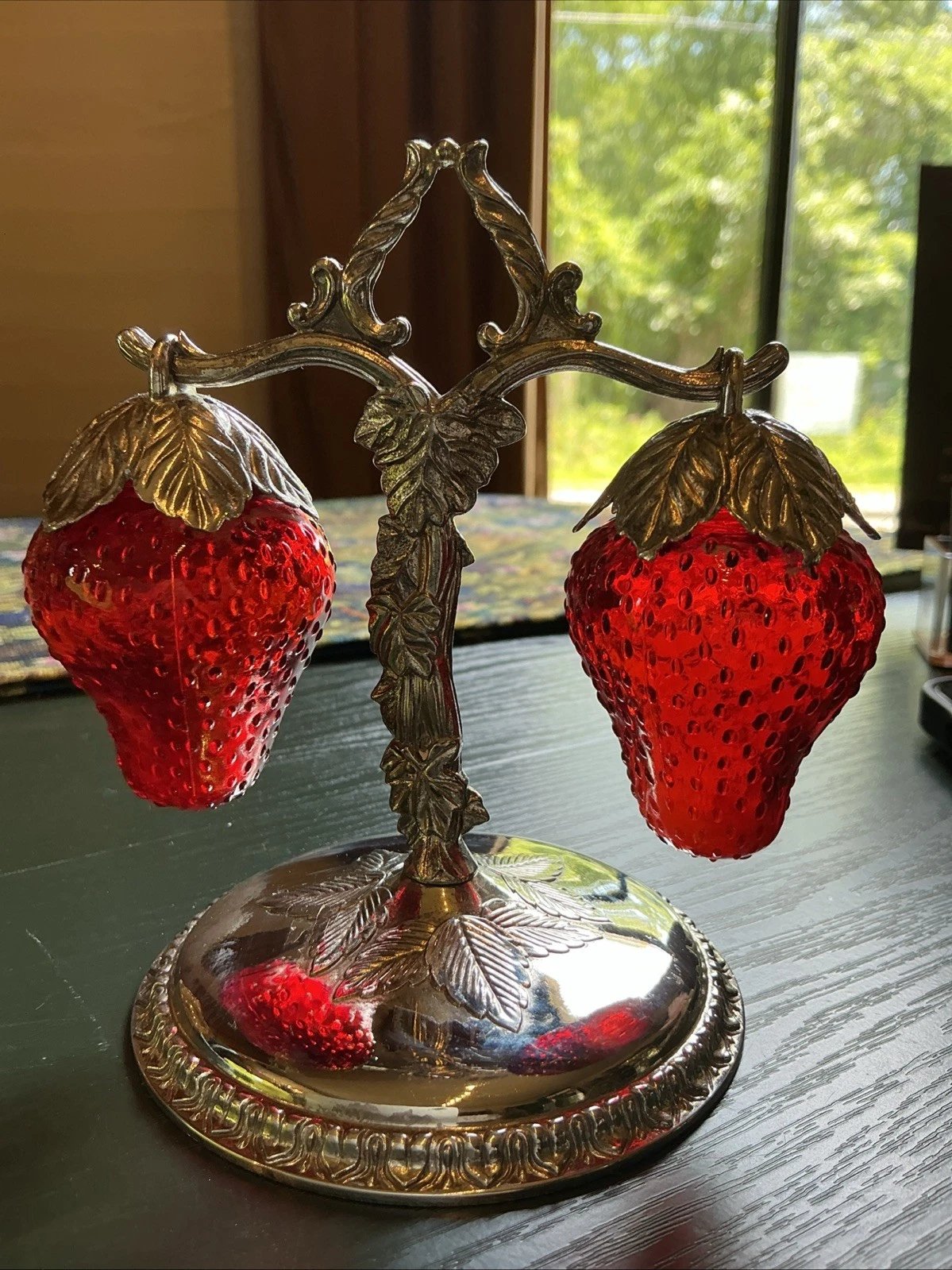 🍓 1960s Vintage Strawberry Salt & Pepper Shaker Set