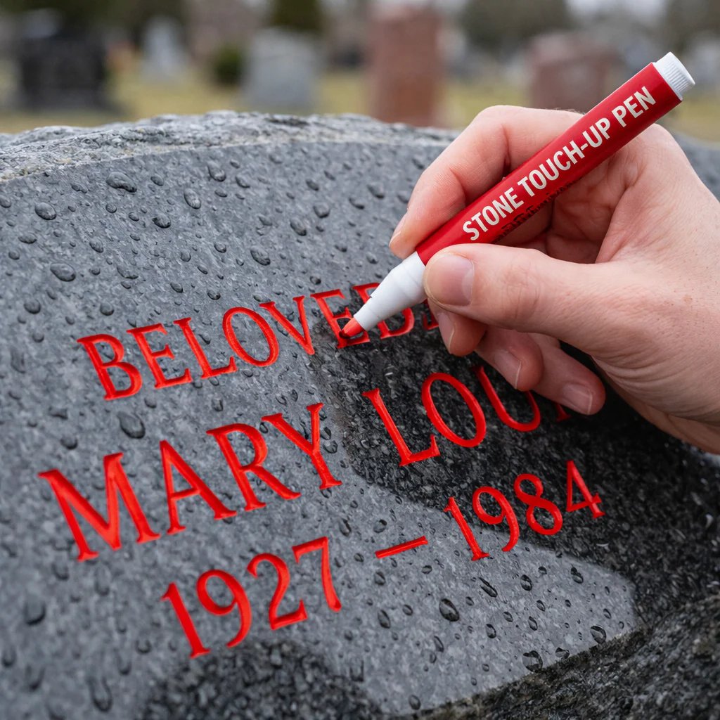 🐦A gold pen for restoring faded gravestone inscription