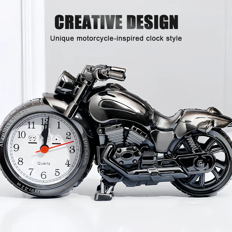 The Creative Motorcycle-Themed Alarm Clock