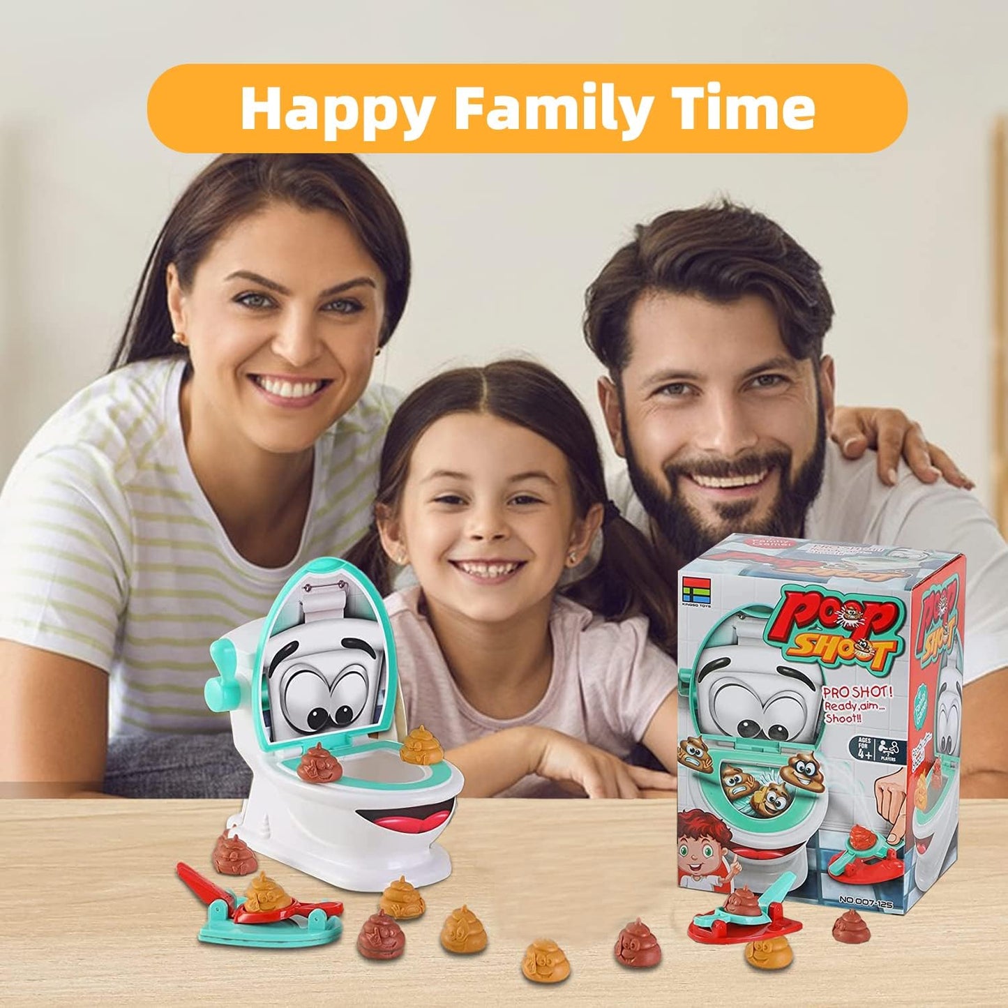 💩Interactive Poop Shooting Game Set for Family Fun