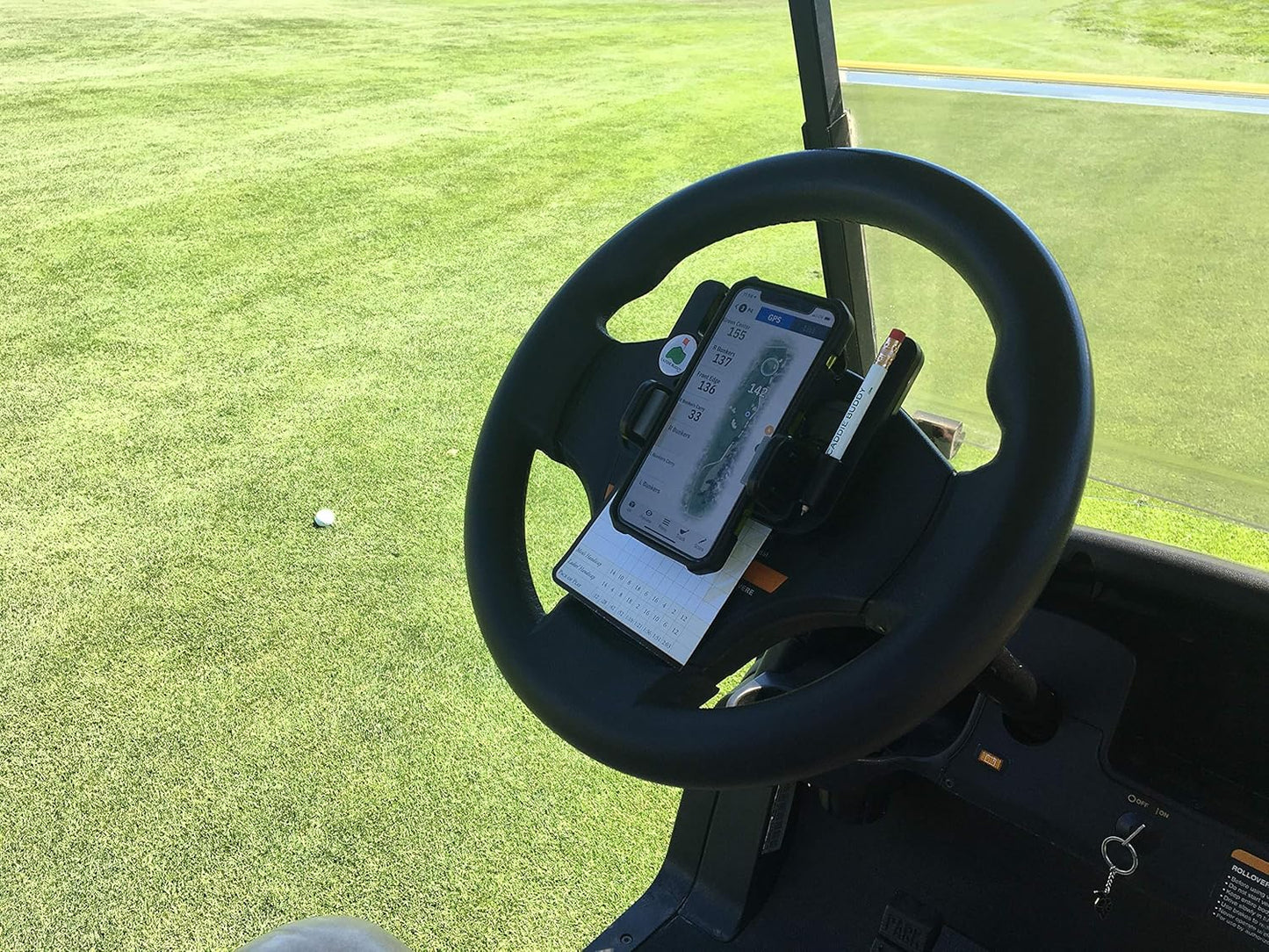 🔥Hot Sale 49% OFF - 🌟⛳ Golf cart steering wheel phone holder(✨Suitable for any phone model)