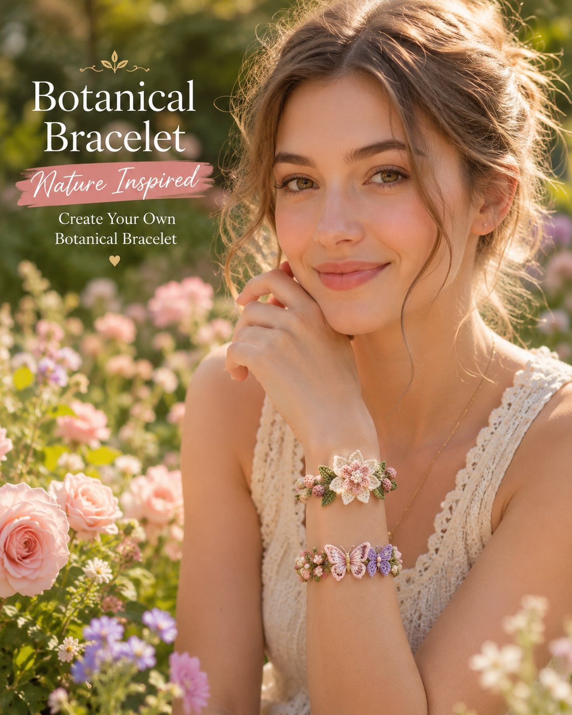 🔥Last Day 49% OFF🔥DIY Nature-Inspired Crochet Bracelet Kit