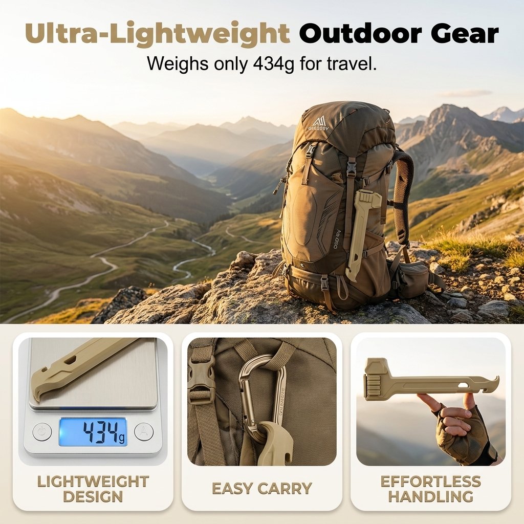 🔥LAST DAY 49% OFF - 🔨Multifunctional Camping Hammer & Tent Stake Puller🎁Buy 2 Free Shipping