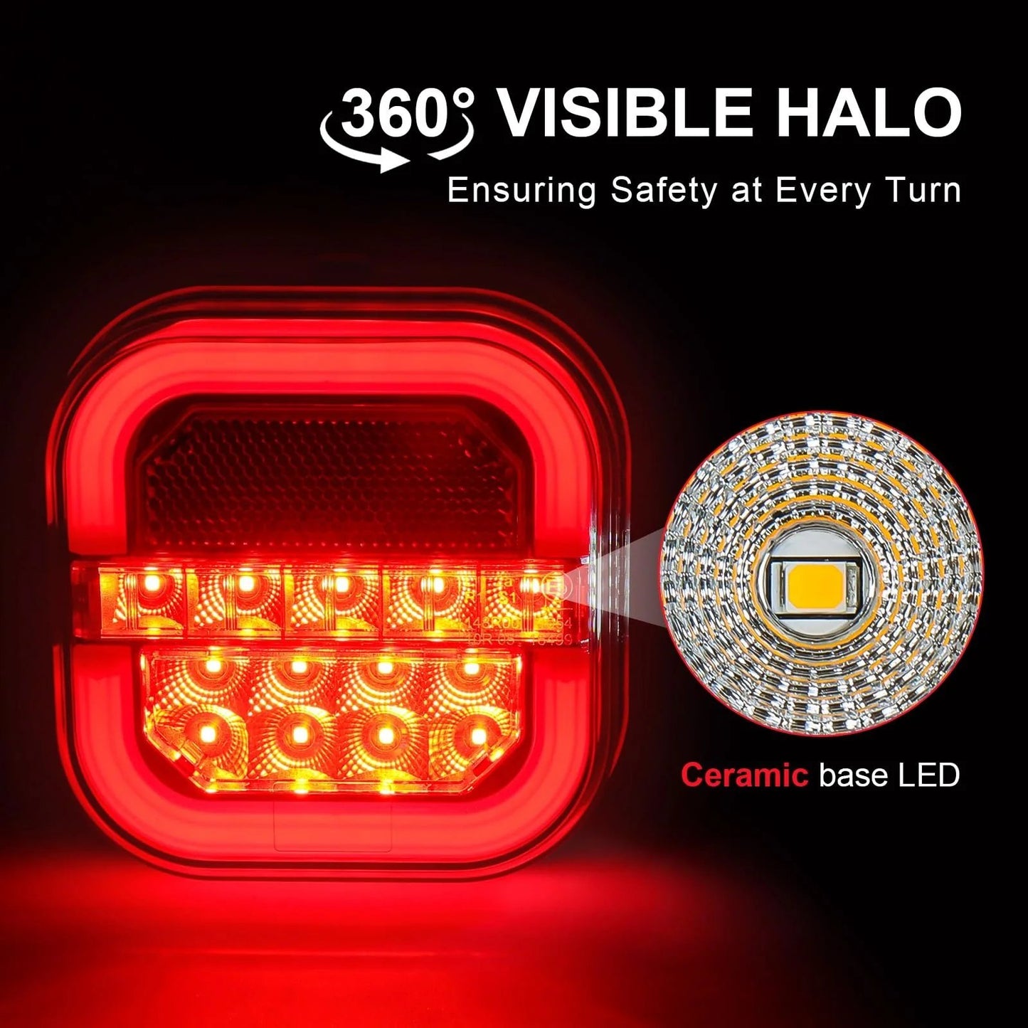 🔥LAST DAY – 49% OFF🔥LED Dual-color Square Lights For Trucks And Vans