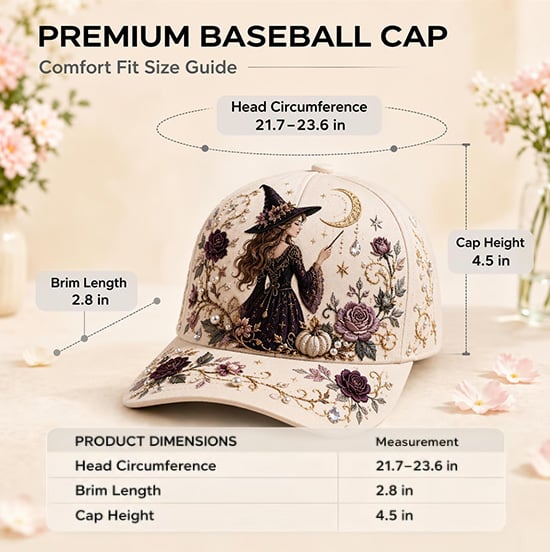 🔥Last Day 50% OFF – 🧙‍♀️✨3D Halloween Embroidery Cap🧢 (Soft, Breathable & Easy To Style With A Comfortable Adjustable Strap)