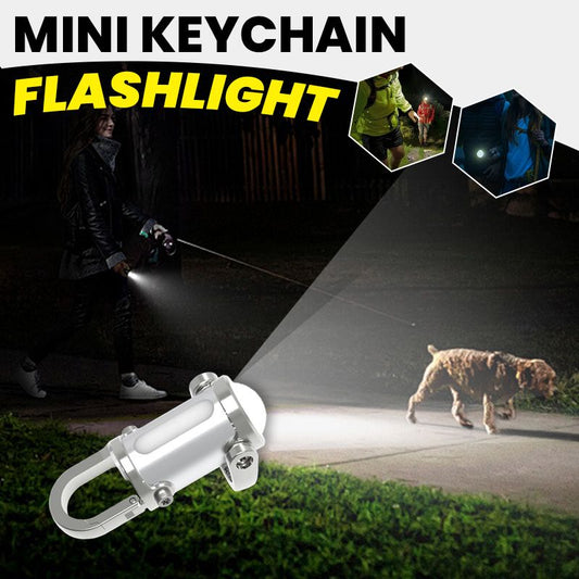 1200LM Ultra Bright Miniature Keychain Flashlight, Waterproof