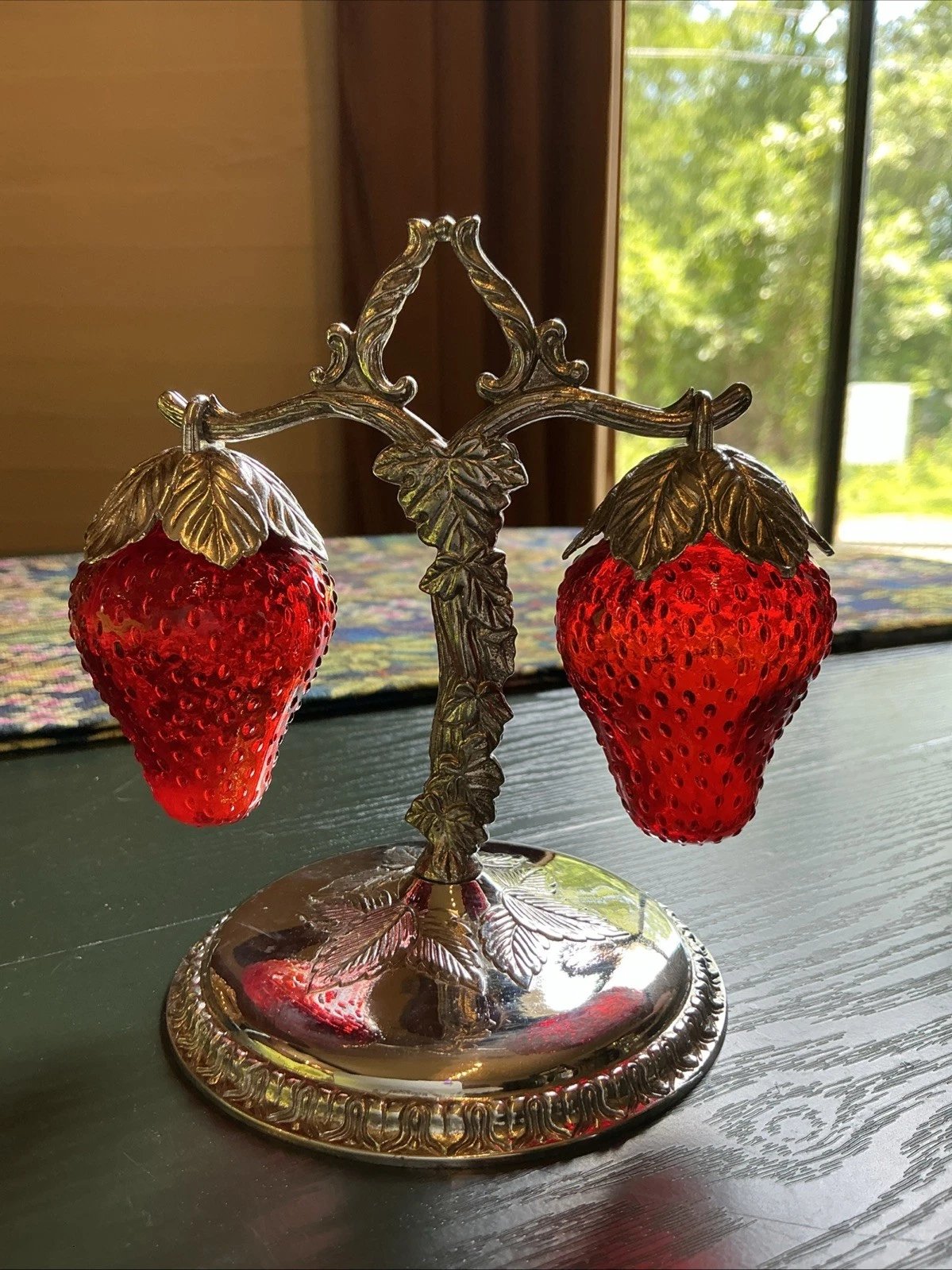 🍓 1960s Vintage Strawberry Salt & Pepper Shaker Set