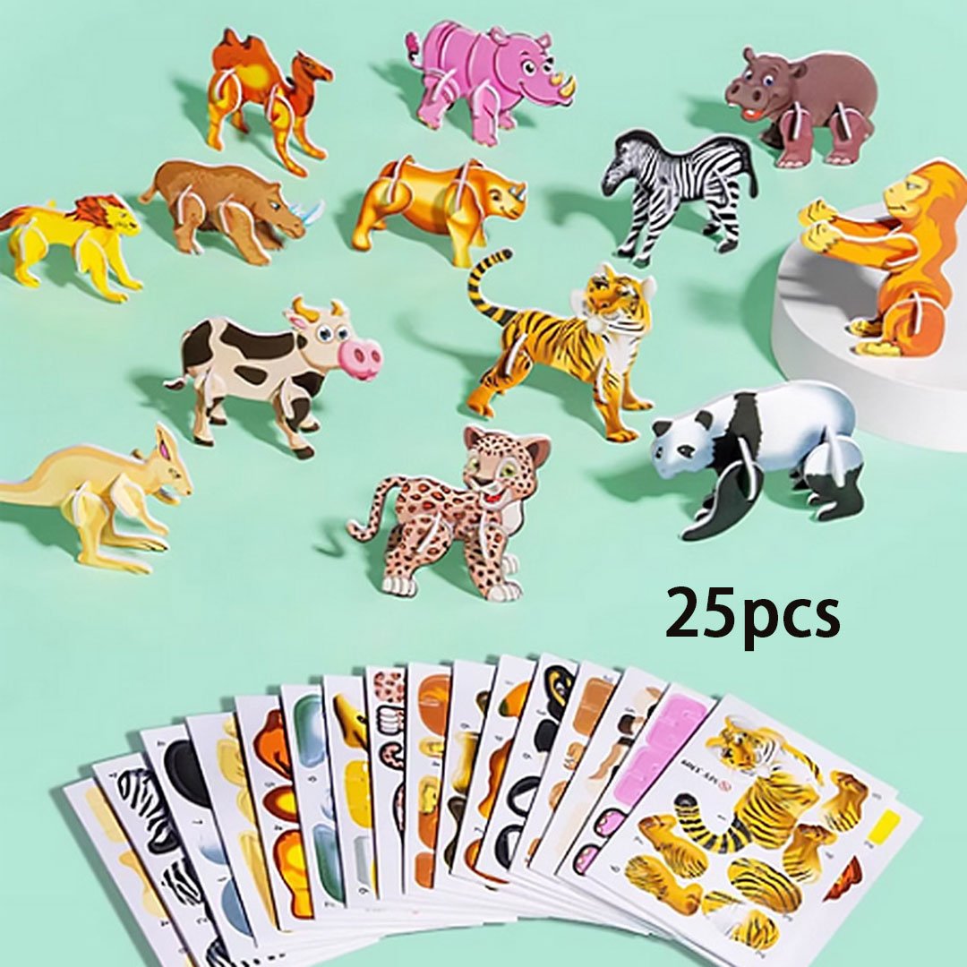 🔥Education 3D cartoon jigsaw puzzle