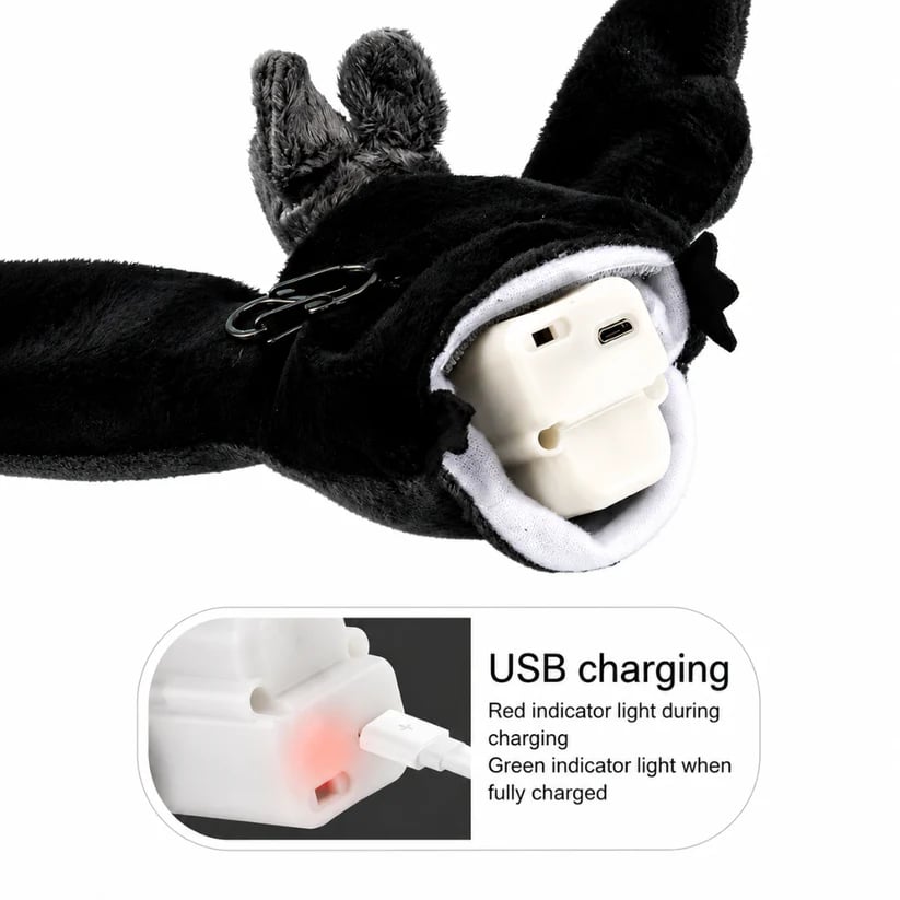🦇 Electric Flapping Bat Dog Toy