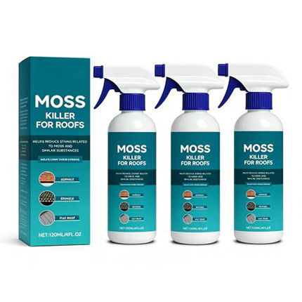 🤩Limited Buy 2 Get 1 Free!🌧️Multi-Surface Roof Moss & Algae Cleaner Spray 🏠✨