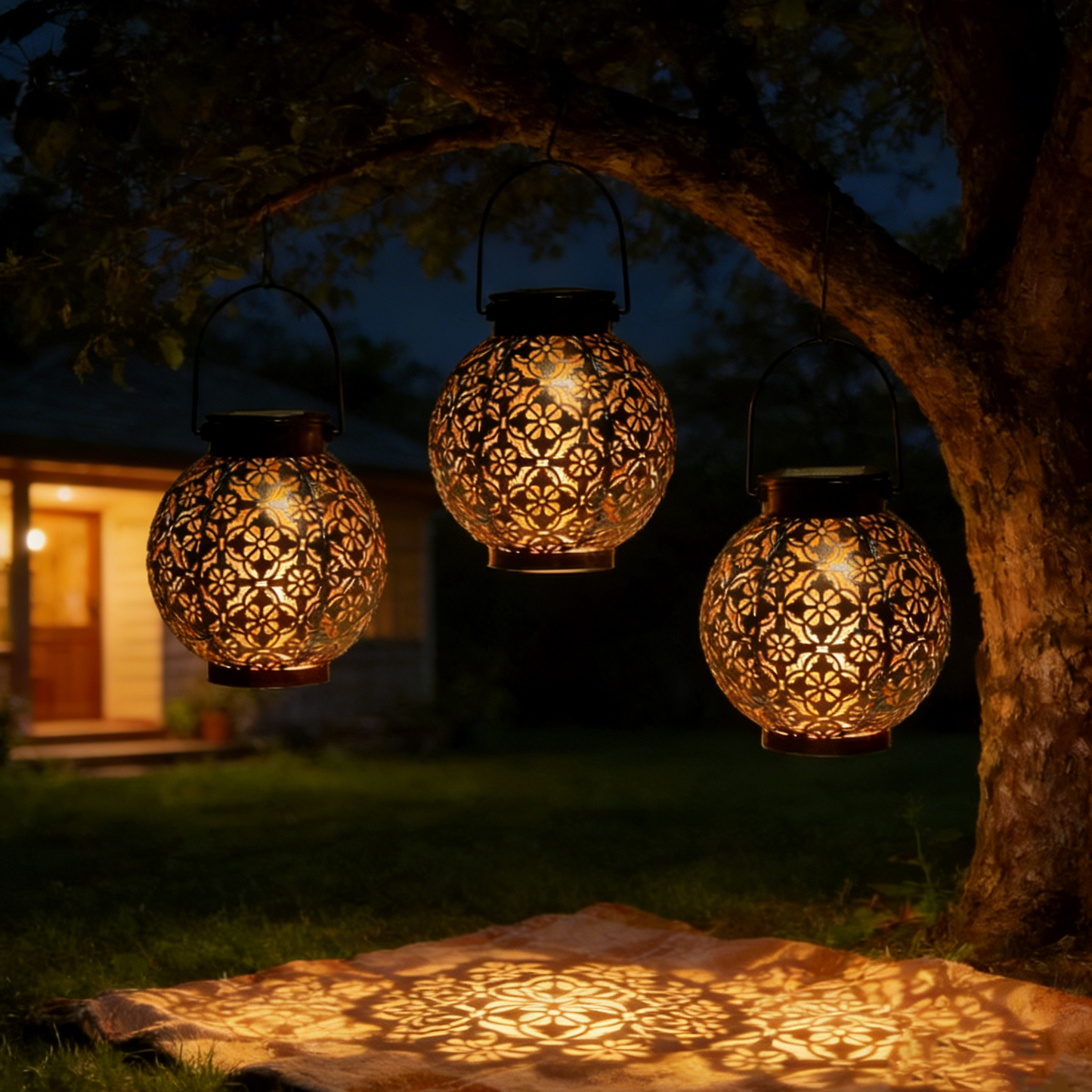 🔥HOT SALE 49% OFF🔥Solar Outdoor Decorative Pendant Lights🌞🕊️