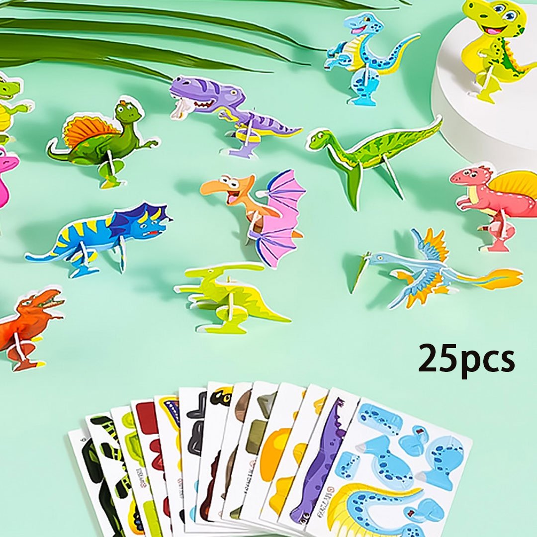 🔥Education 3D cartoon jigsaw puzzle