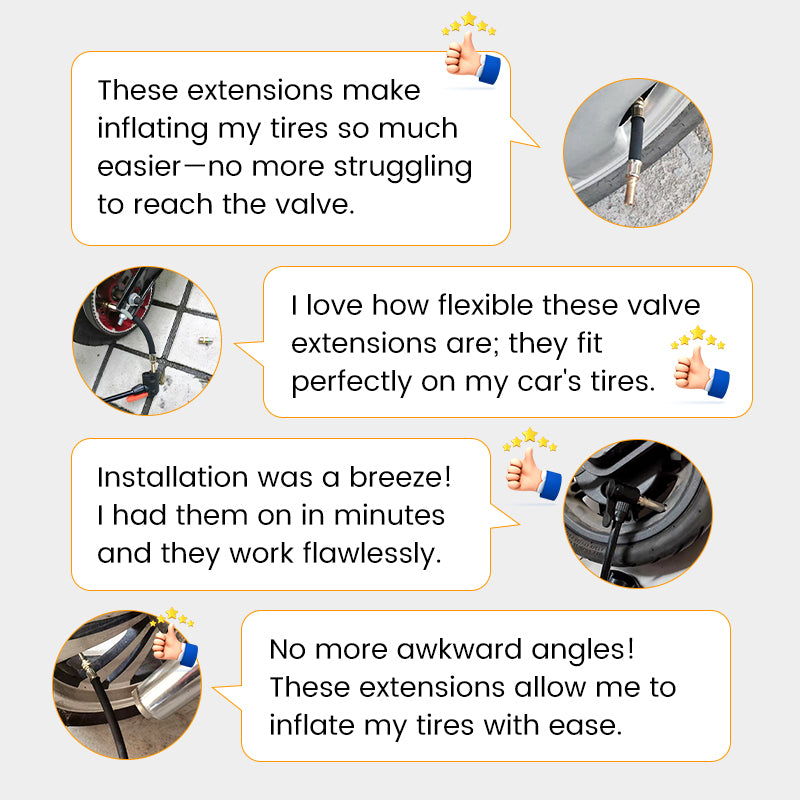 🔥Buy 1 get 1 free🔥Universal flexible tyre valve extension