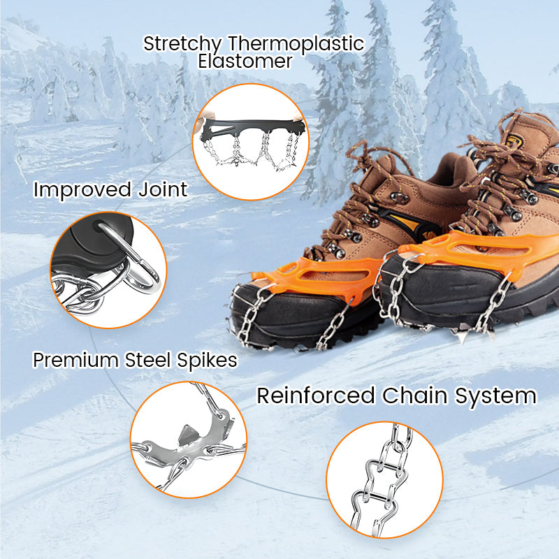 🔥HOT SALE🔥Anti-slip crampons for outdoor shoes and boots