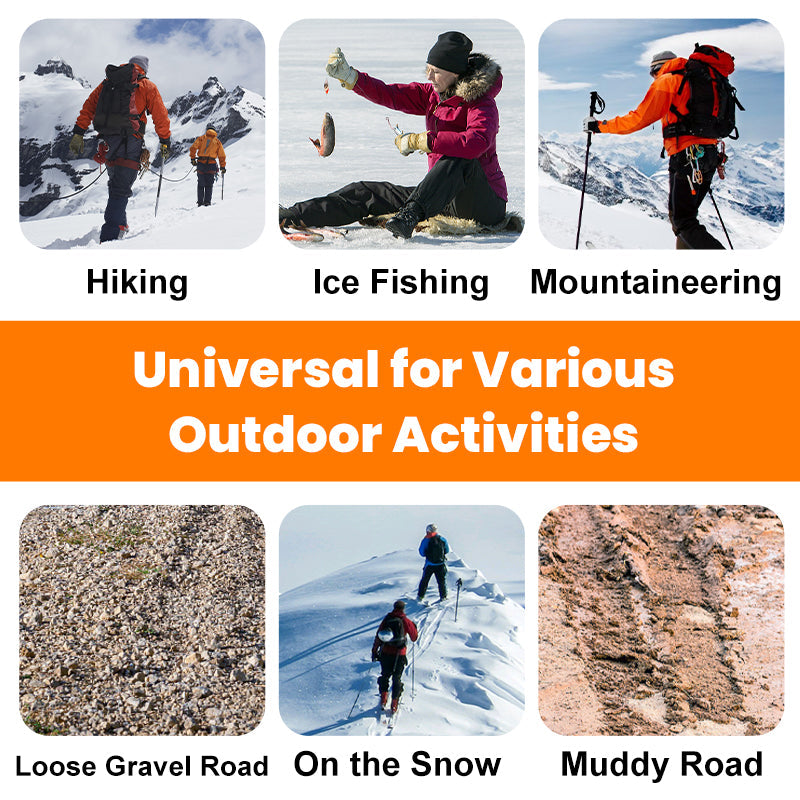 🔥HOT SALE🔥Anti-slip crampons for outdoor shoes and boots