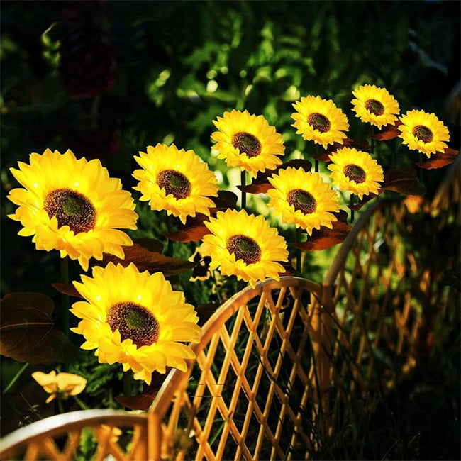 🌻 Sunflower Solar Lights – Glowing Decor for Garden ✨🌿【Hurry Up】