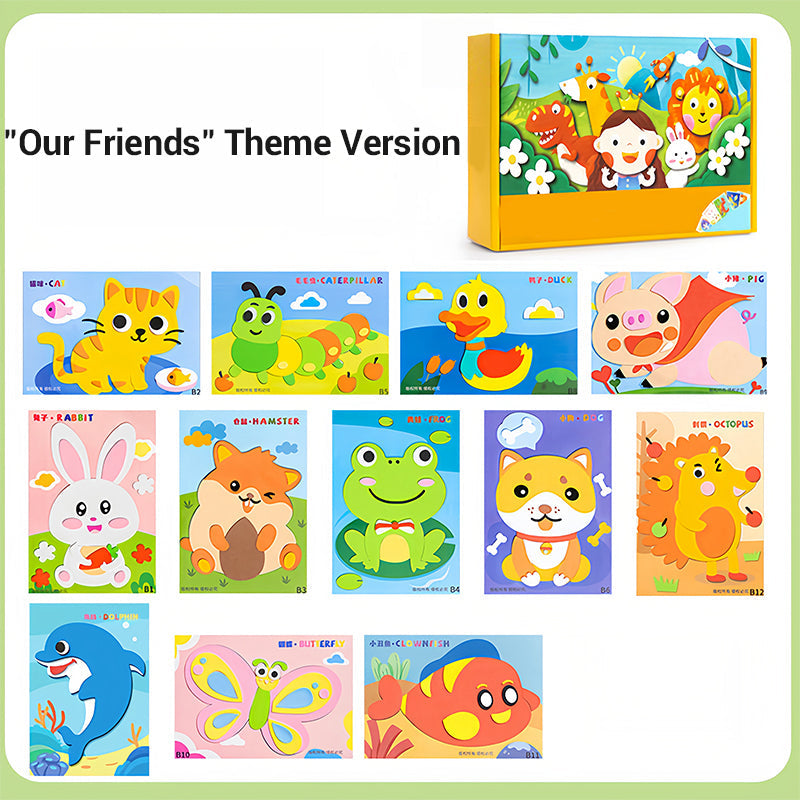 Kids DIY 3d Eva Sticker Craft