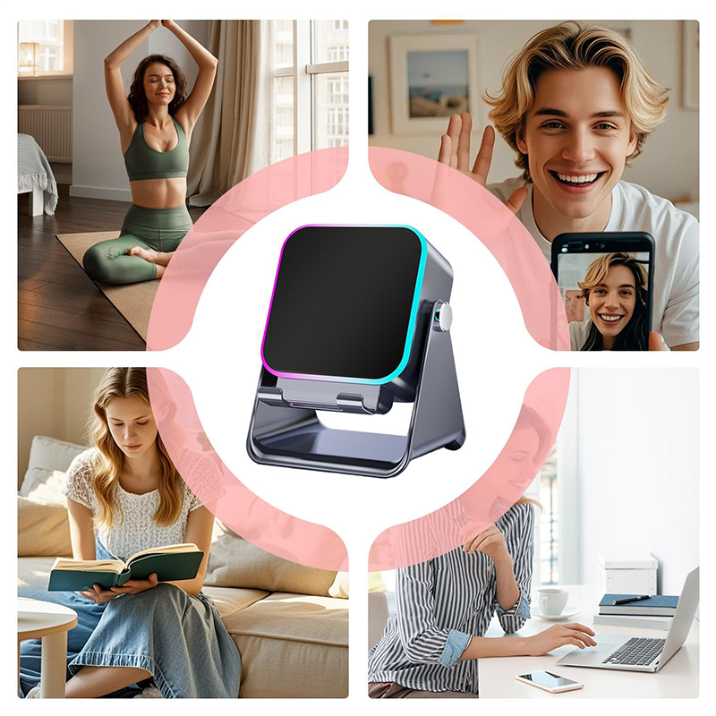 ⏰Limited-time 50% off sale🎵5-in-1 Wireless Induction Bluetooth Speaker with Adjustable Phone Stand