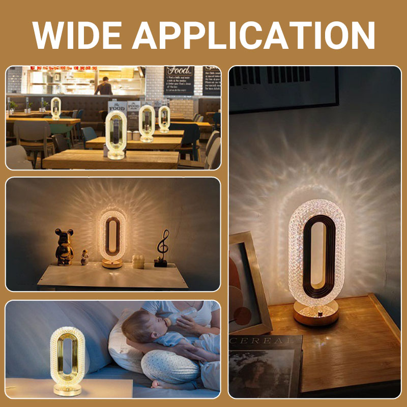 Rechargeable Luxury Crystal LED Night Light