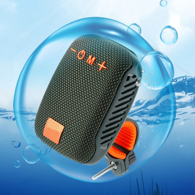 💎 Waterproof Bicycle Bluetooth Speaker – IPX5, TWS Stereo & TF Card Support