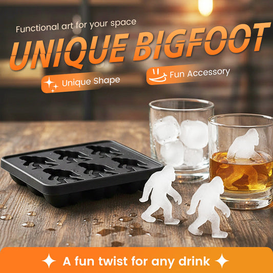 💎 50% off! 💎 Bigfoot Silicone Ice Cube Mold – Slow-melting Sasquatch ice cubes, BPA-free and perfect for parties.